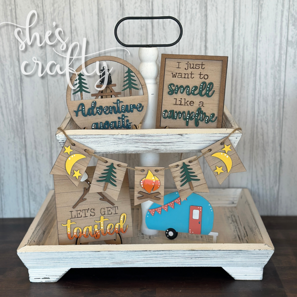 Camping Tiered Tray Kit