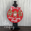 Baking Spirits Bright Gingerbread Round