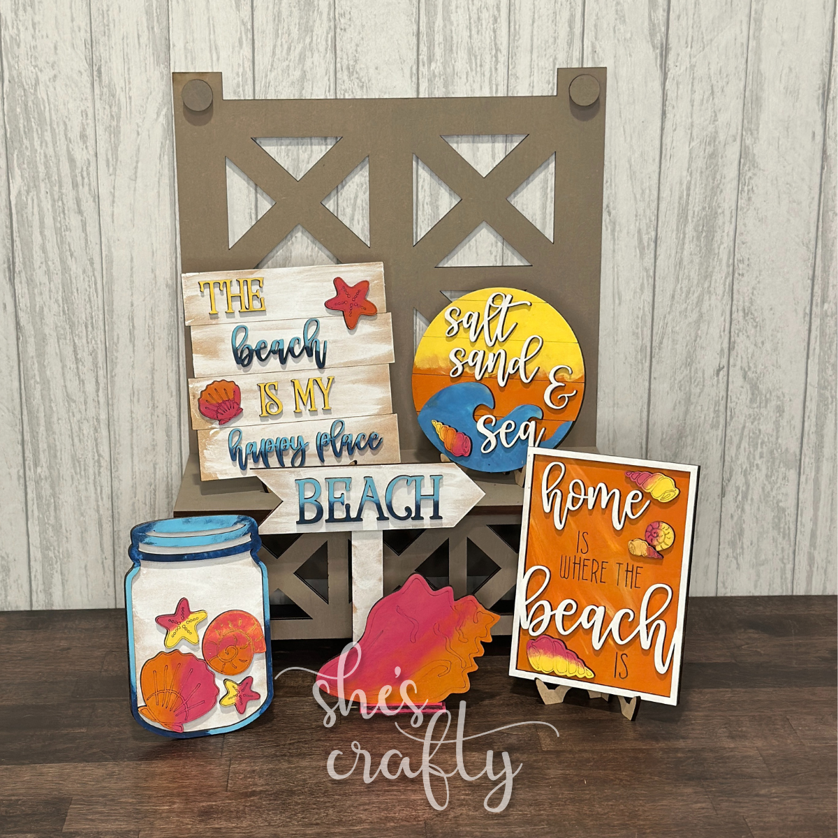 Beach Tiered Tray Kit