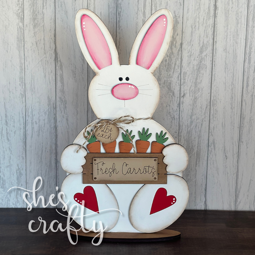 Standing Carrot Patch Bunny