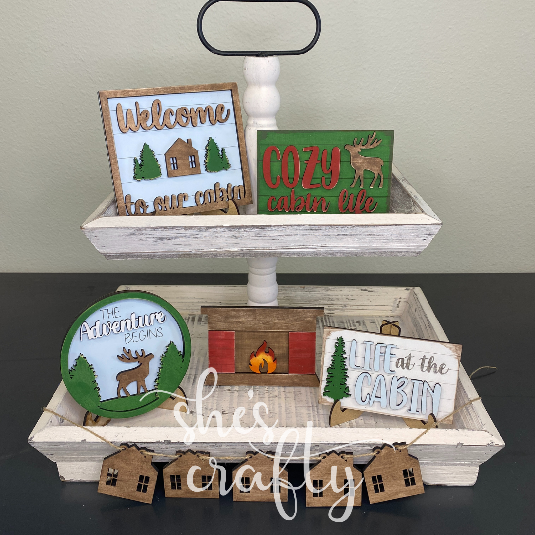 Cabin Tiered Tray Kit