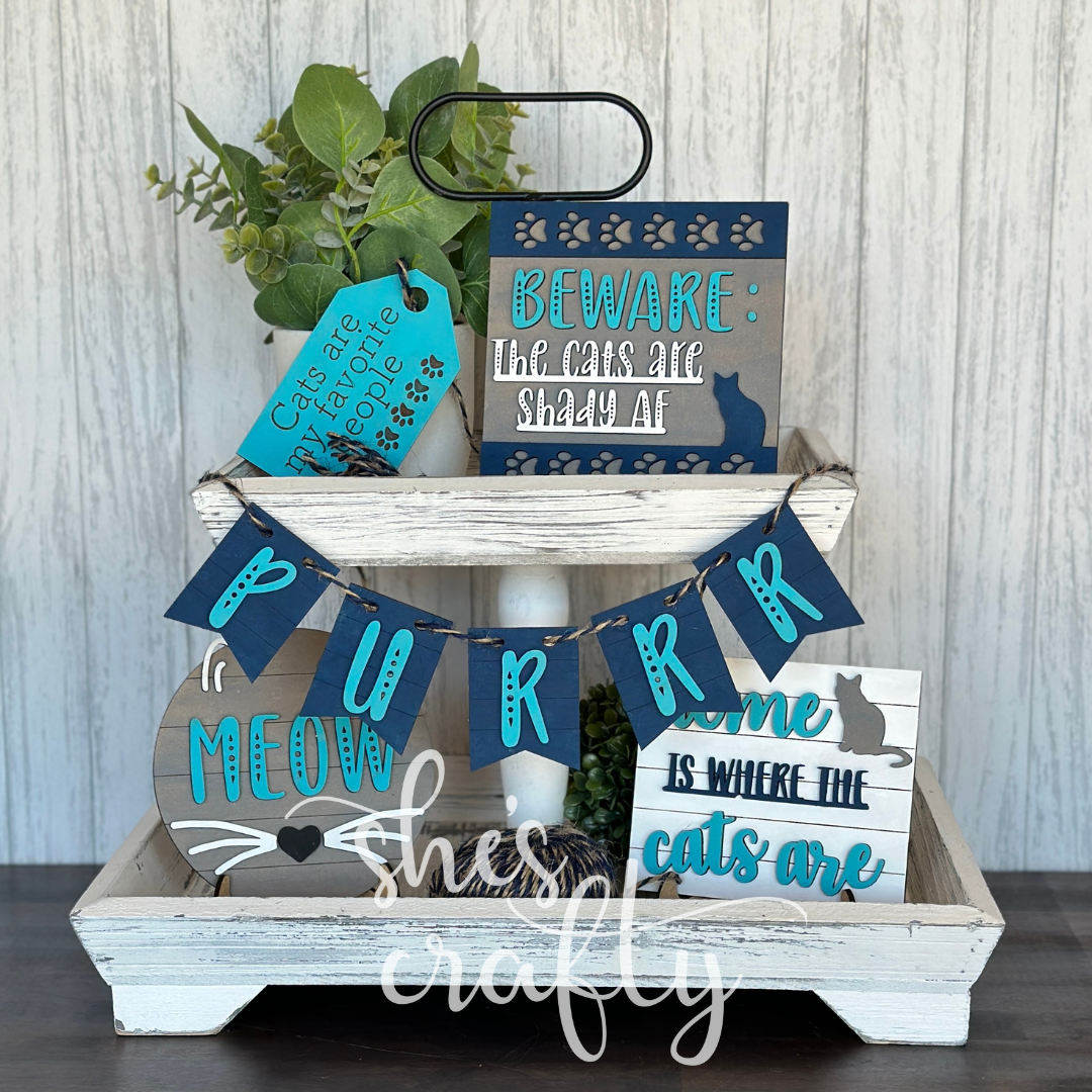 Cat Tiered Tray Kit