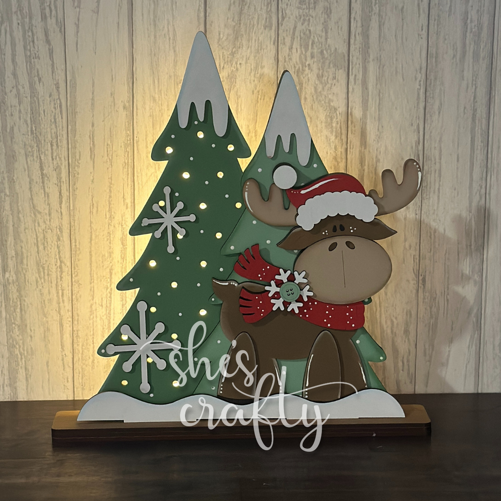 Christmoose Shelf Sitter