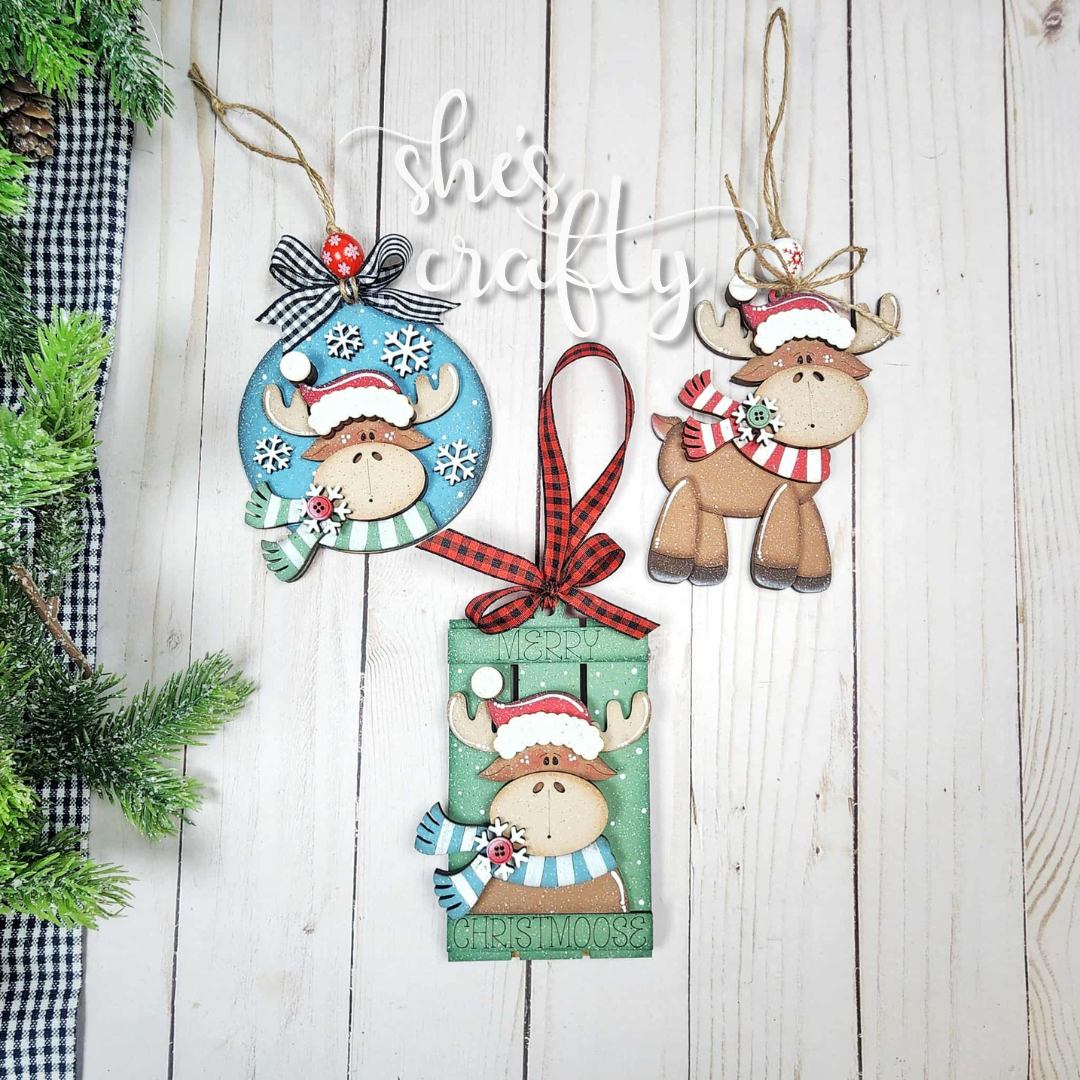 Christmoose Ornament Set