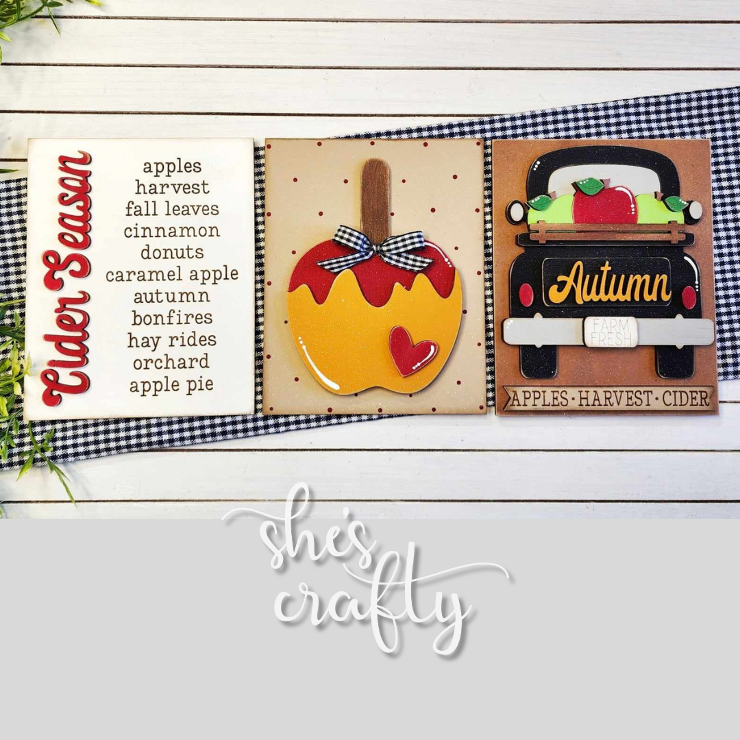 Cider Season Sign Trio