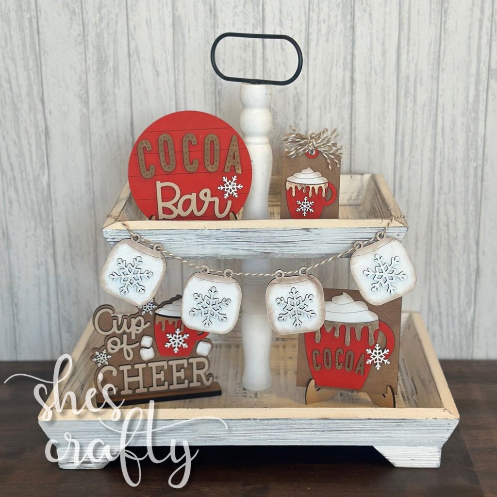Cocoa Bar Tiered Tray Kit