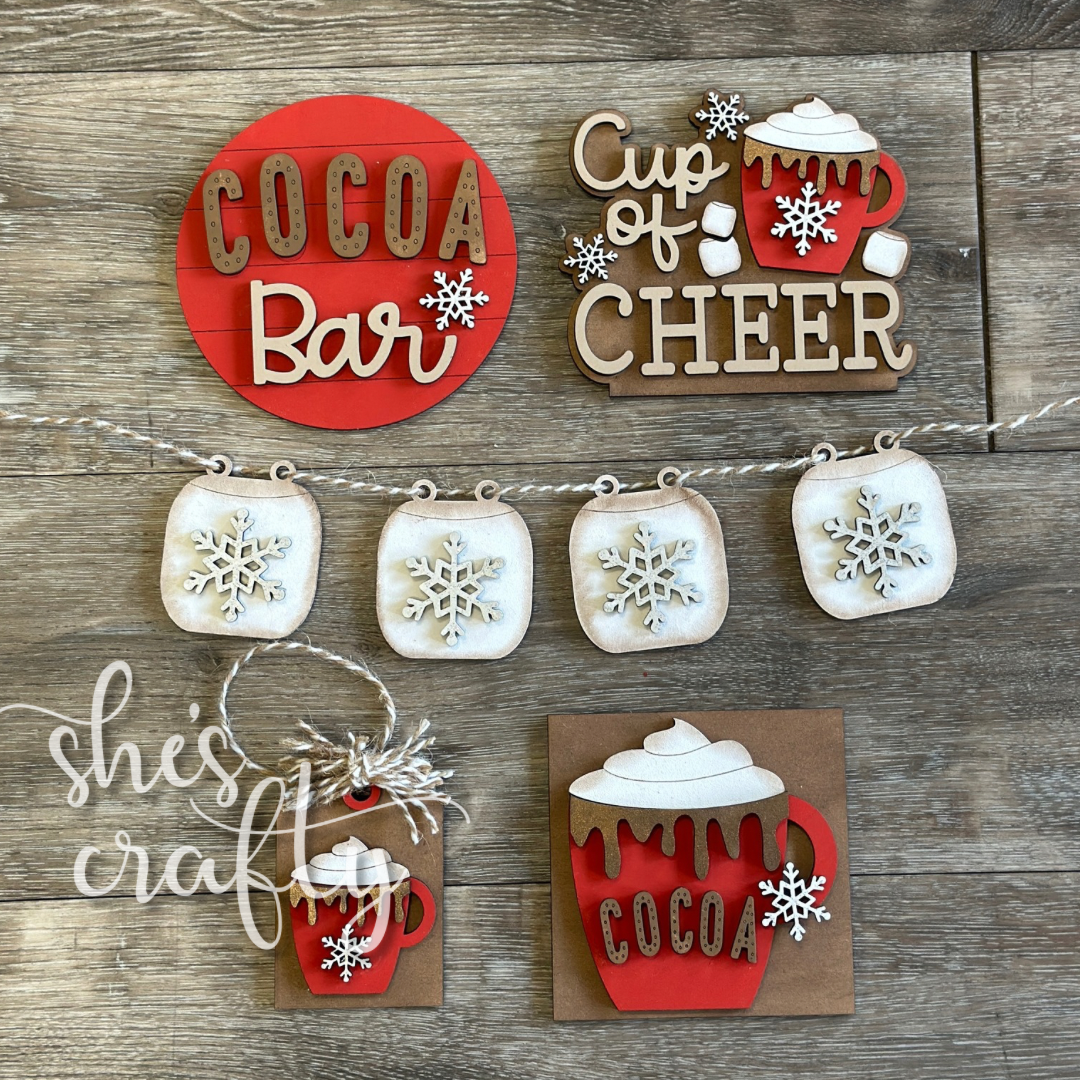 Cocoa Bar Tiered Tray Kit