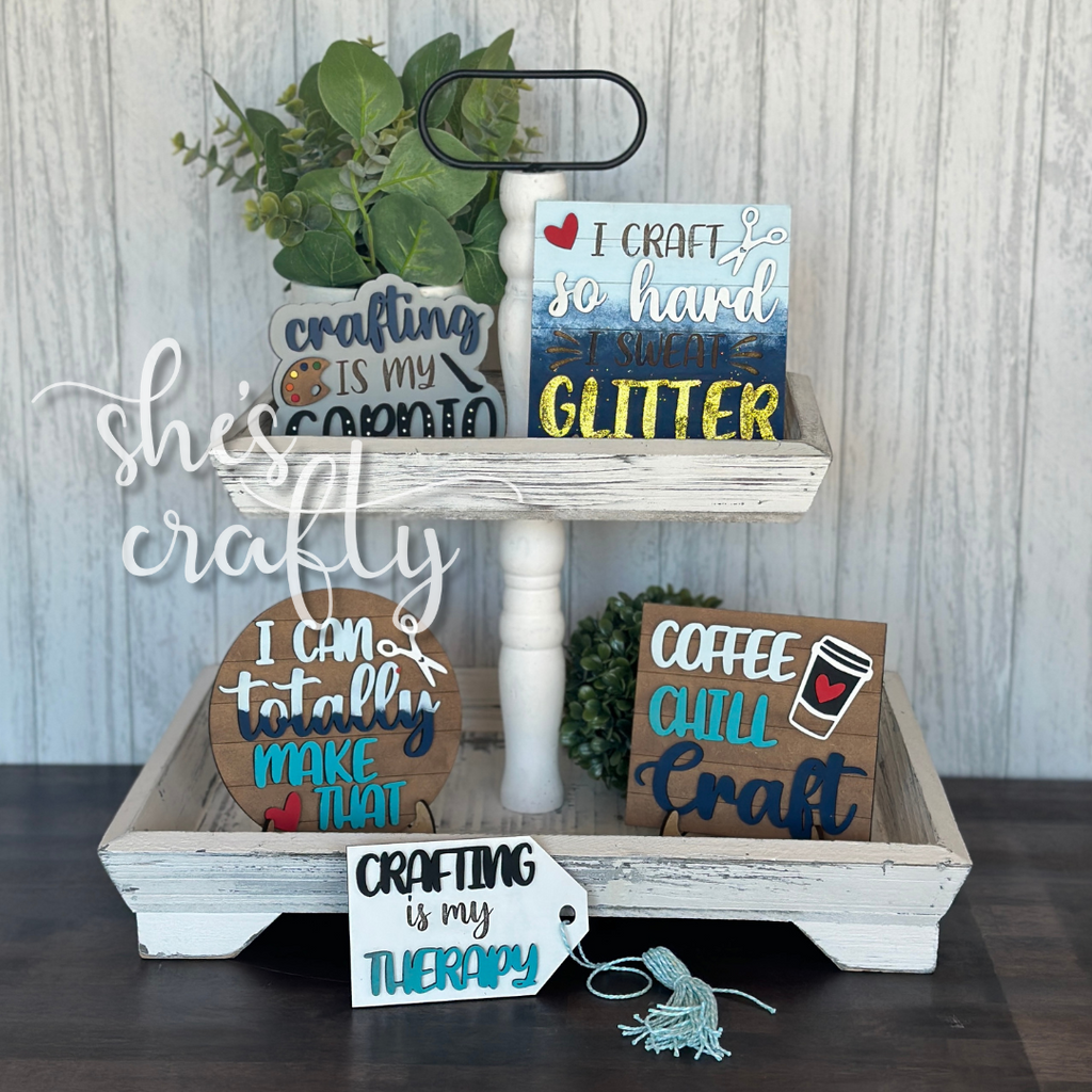 Craft Room Tiered Tray Kit
