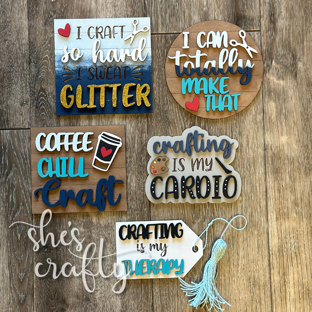 Craft Room Tiered Tray Kit