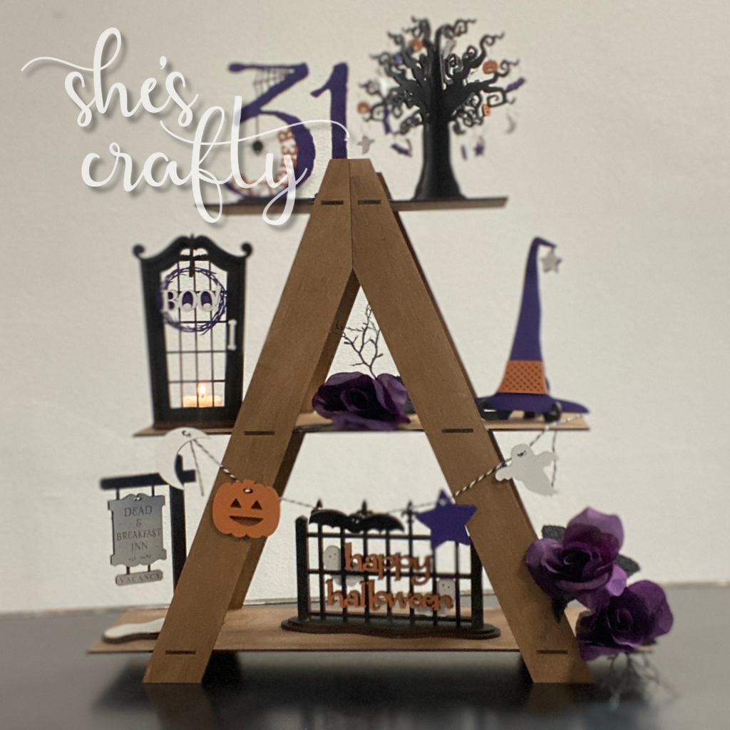 Creepy Tree Halloween Tiered Tray Kit
