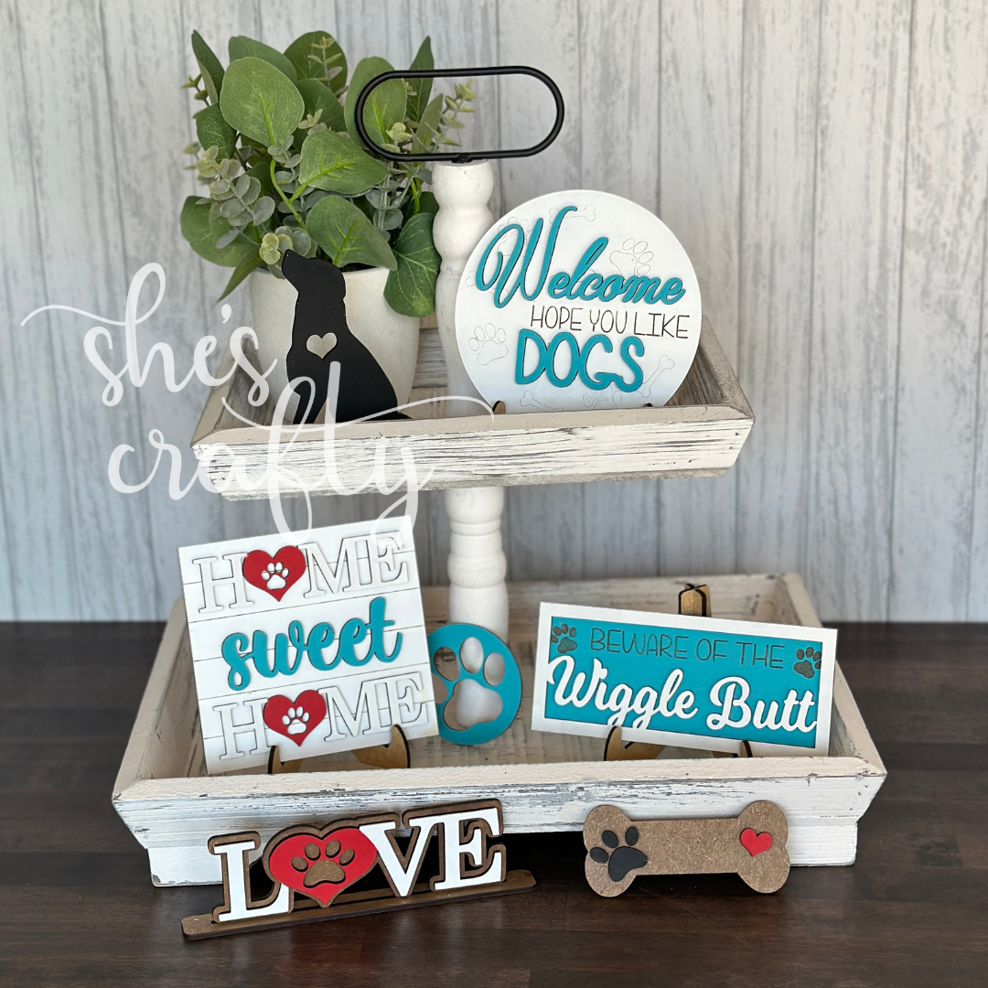Dog Tiered Tray Kit