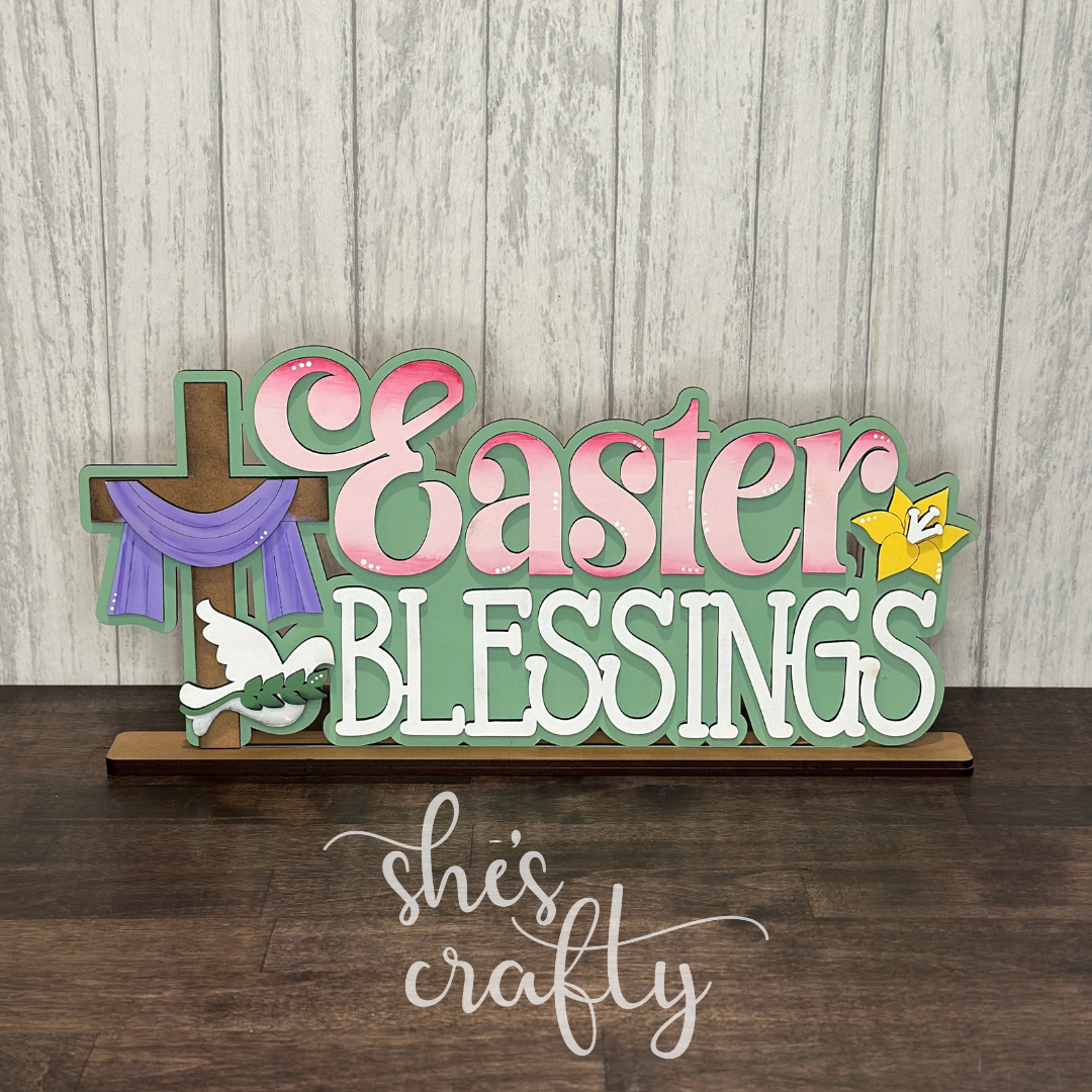 Easter Blessings Shelf Sitter