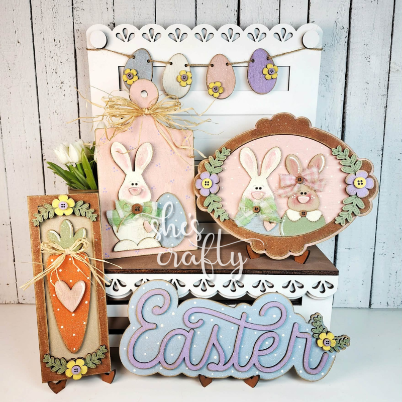 Vintage Easter Tiered Tray Kit