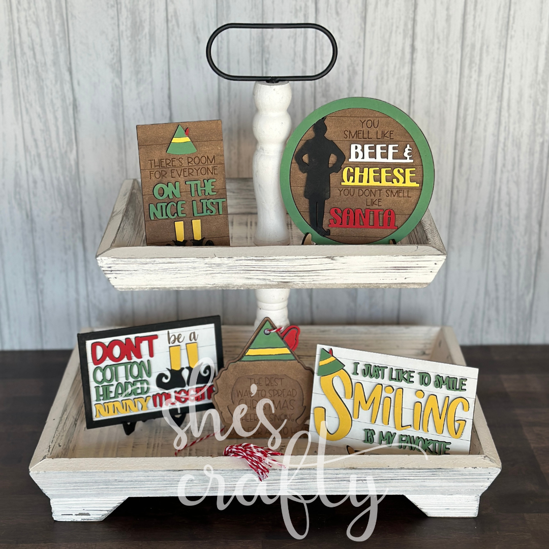 Buddy The Elf Tiered Tray Kit