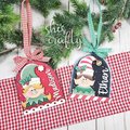 Personalized Elf Ornament Gift Card Holder