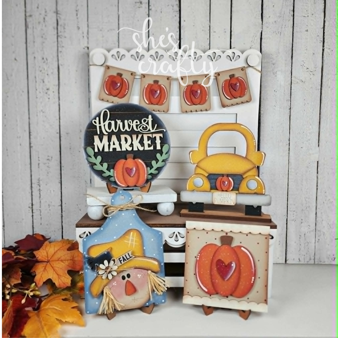 Harvest Market Tiered Tray Kit