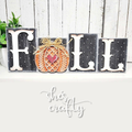 Fall Word Block