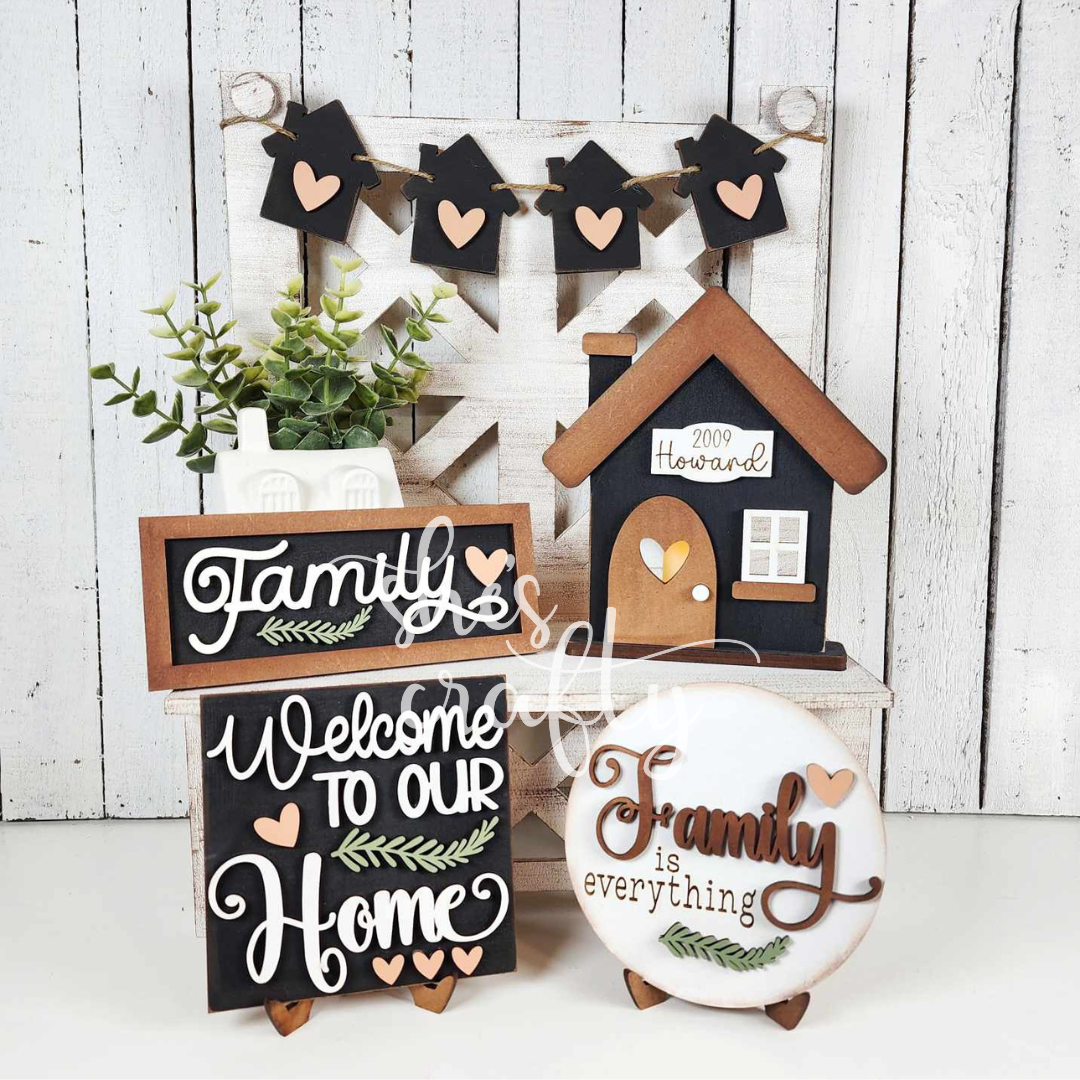 Family Home Tiered Tray Kit