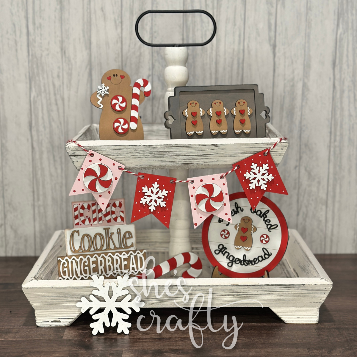 Fresh Baked Gingerbread Tiered Tray Kit