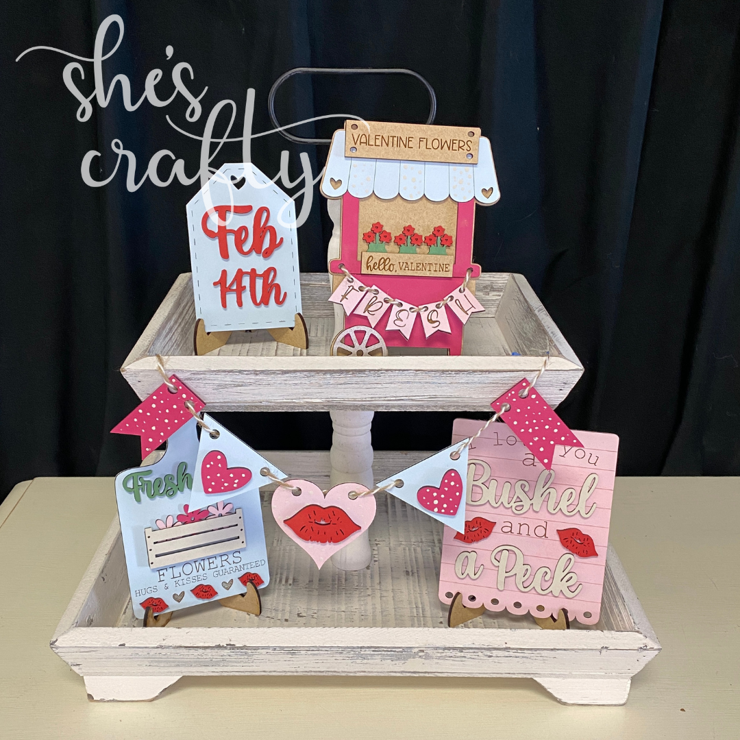 Fresh Picked Flowers Tiered Tray Kit
