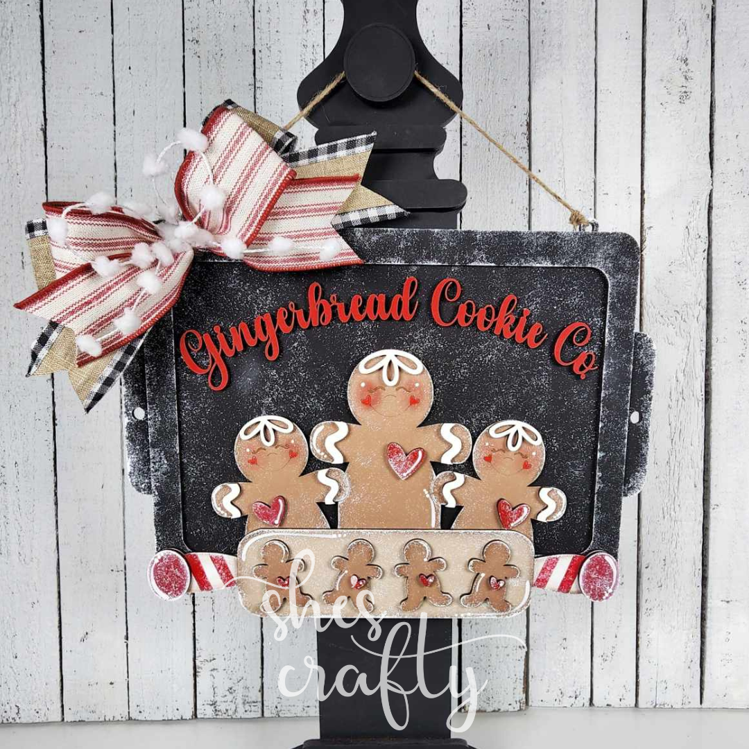 Gingerbread Cookie Sheet Round