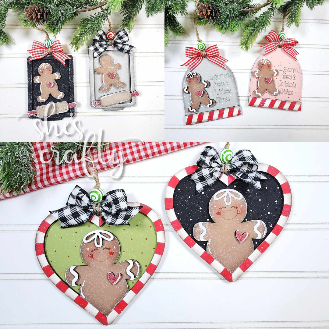 Gingerbread Ornament Set of 6