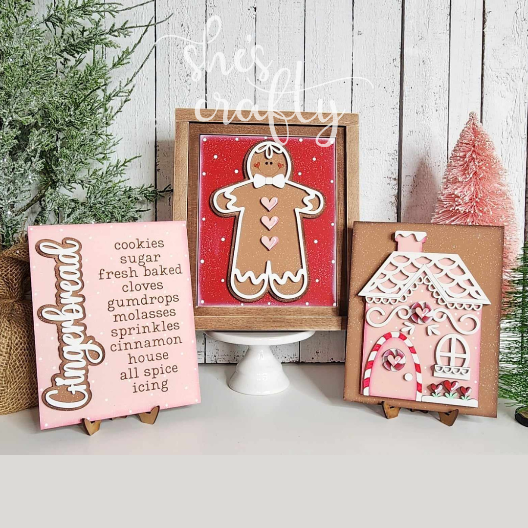 Gingerbread Sign Trio