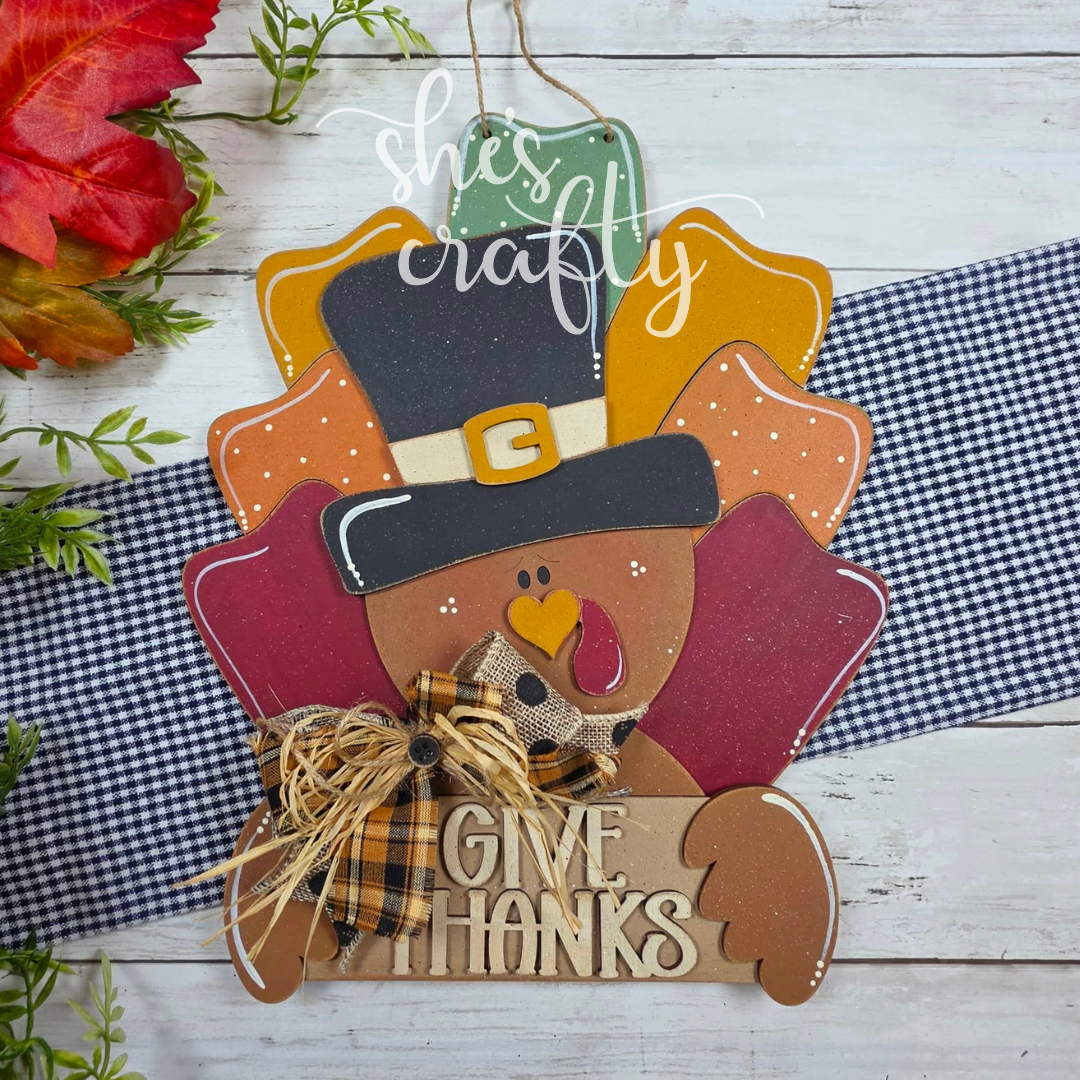 Pilgrim Turkey Door Hanger