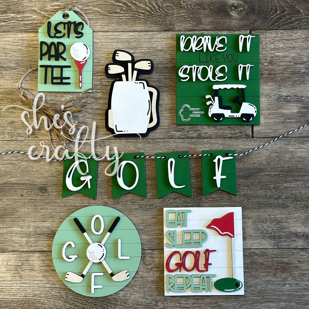 Golf Tiered Tray Kit