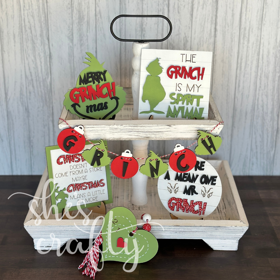 Grinch Tiered Tray Kit