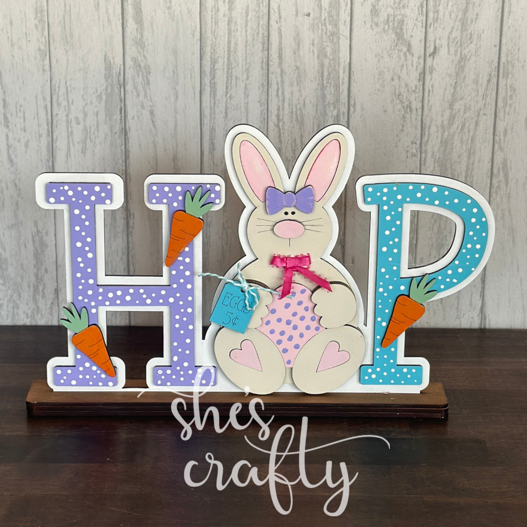 HOP Standing Bunny Shelf Sitter