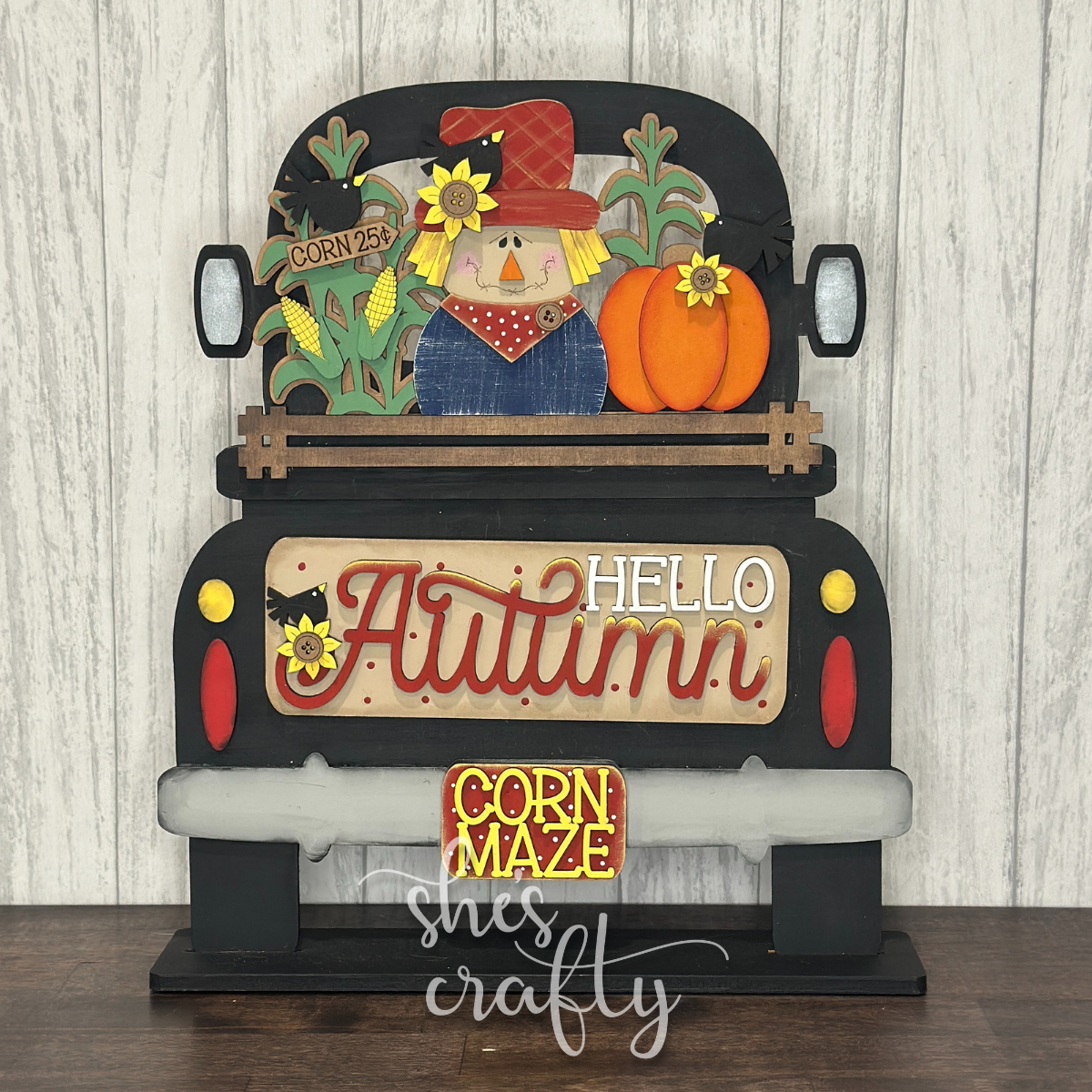 Hello Autumn Scarecrow Seasonal Insert