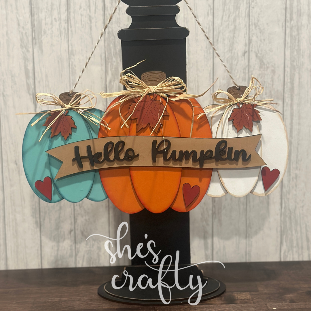 Hello Pumpkin Round