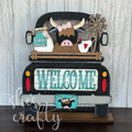 Highland Cow Seasonal Insert