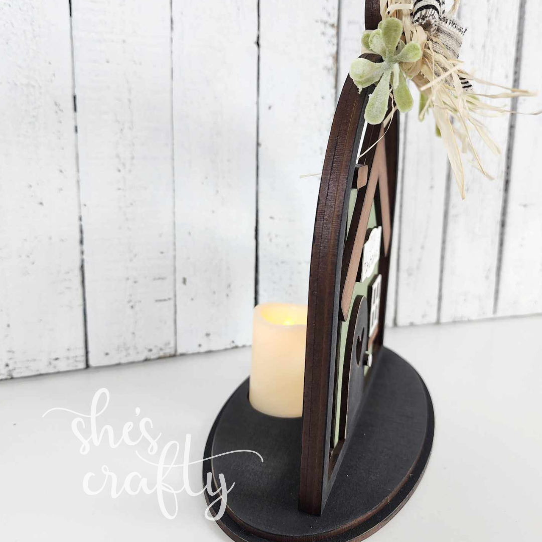 Family Home Cloche Votive Holder
