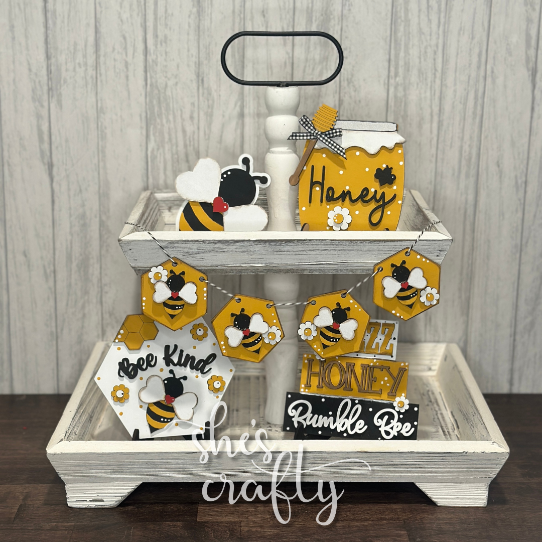 Honey Bee Tiered Tray Kit