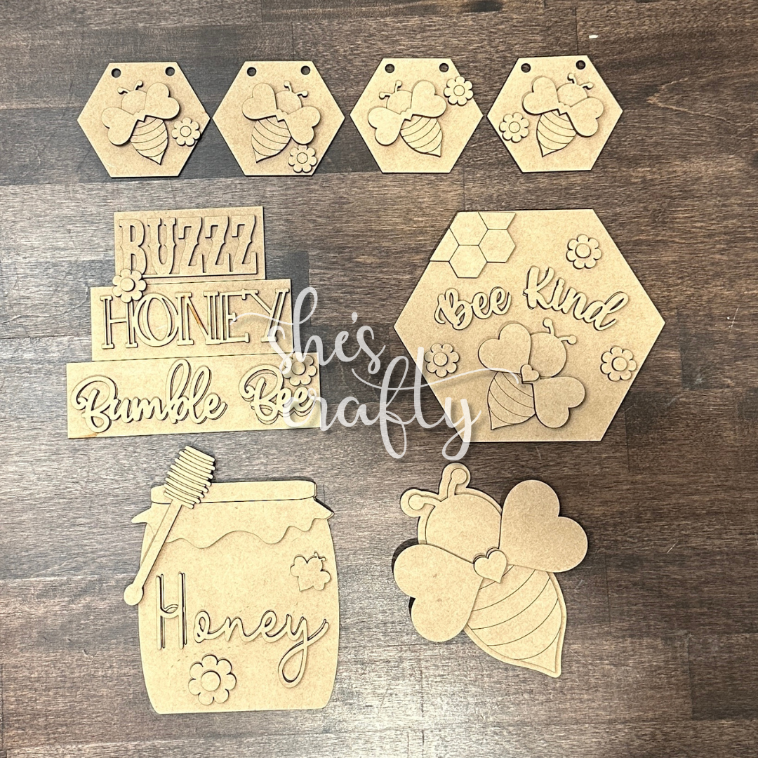 Honey Bee Tiered Tray Kit