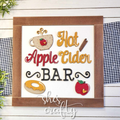 Hot Apple Cider Bar Sign