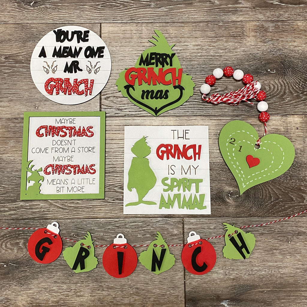 Grinch Tiered Tray Kit