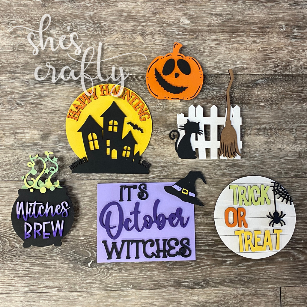 It's October Witches Tiered Tray Kit