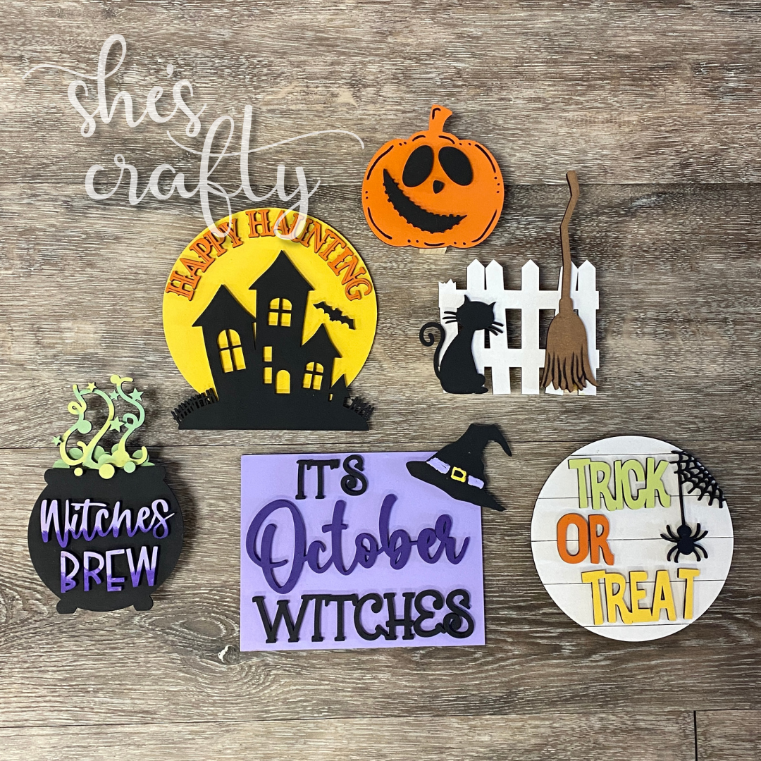 It's October Witches Tiered Tray Kit