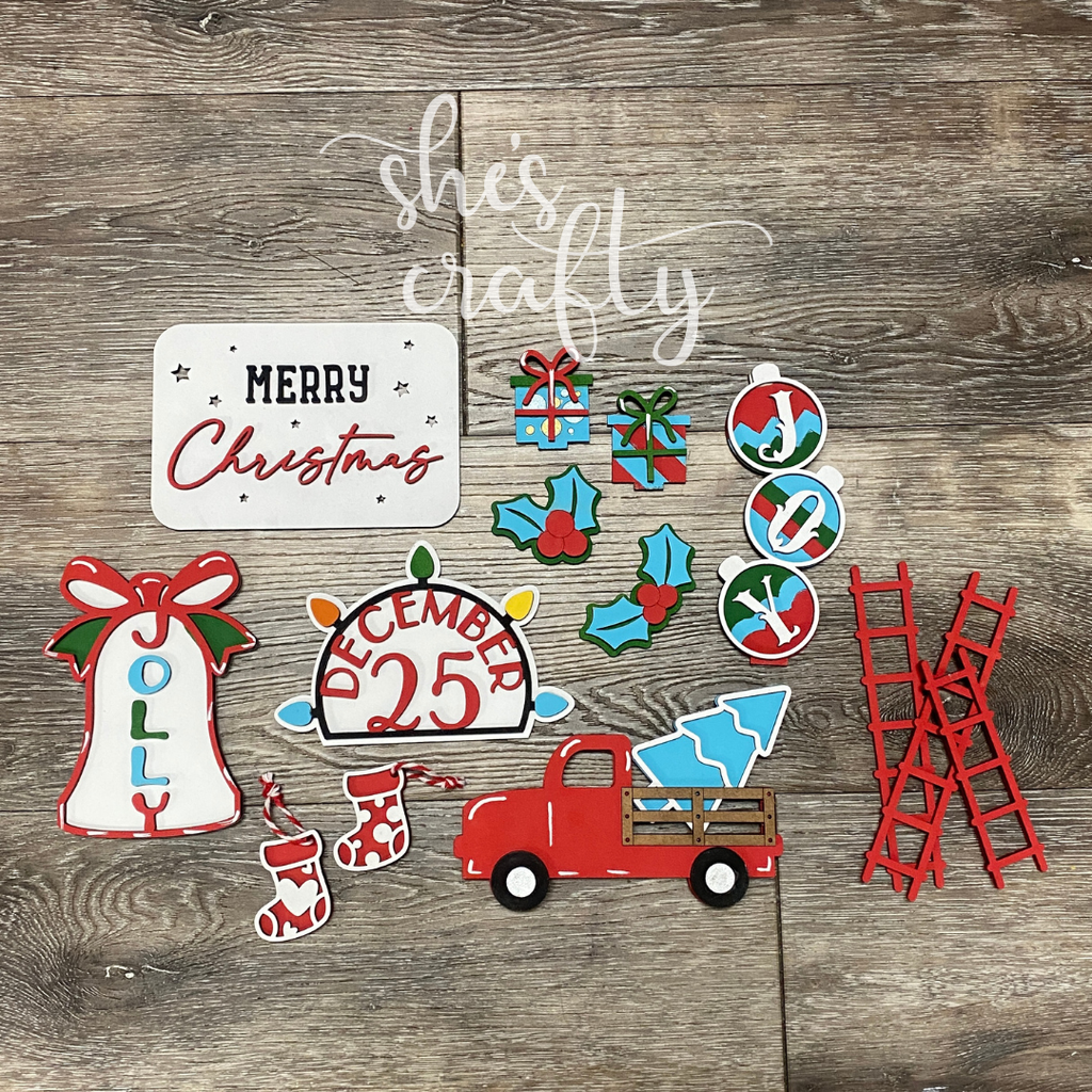 Joyful Christmas Tiered Tray Kit