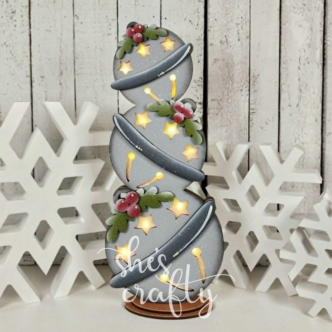 Lighted Jingle Bells Shelf Sitter