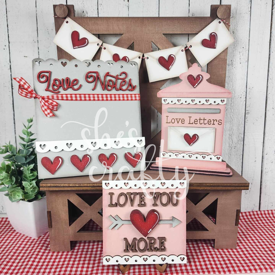 Love Letters Tiered Tray Kit