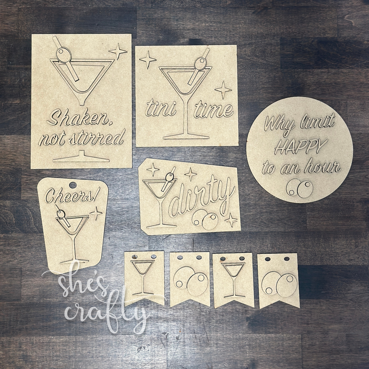 Martini Tiered Tray Kit