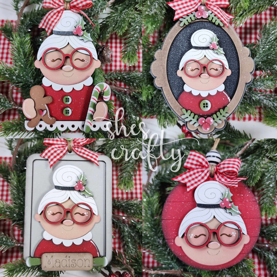 Mrs. Claus Ornament Bundle