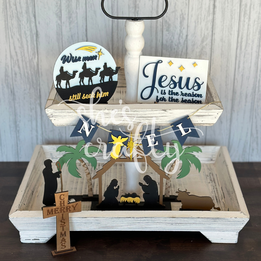 Nativity Tiered Tray Kit