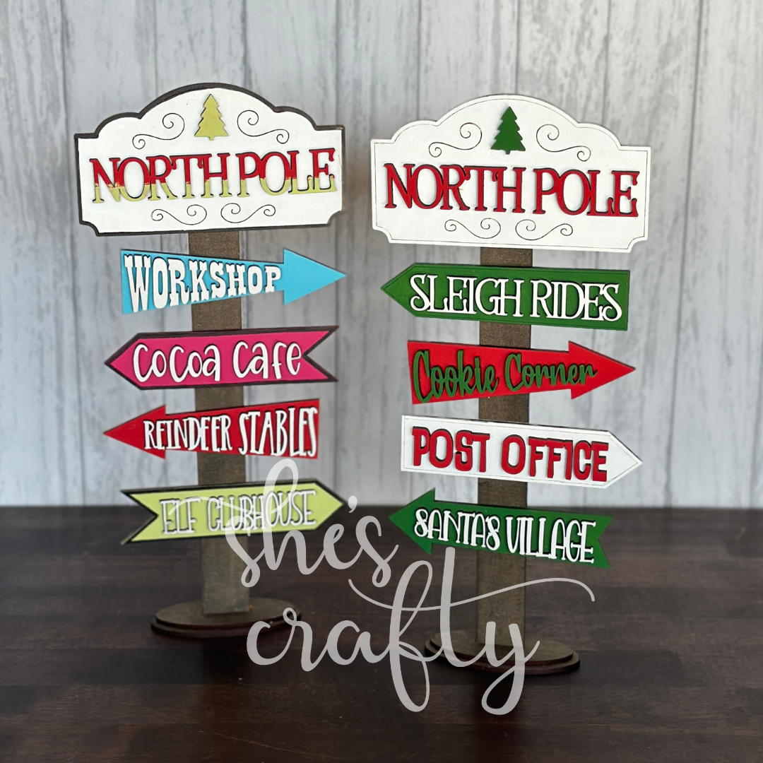 North Pole Street Signs