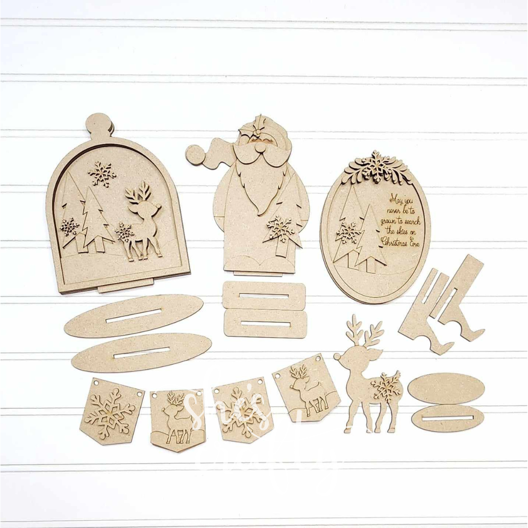 Oh Deer Tiered Tray Kit