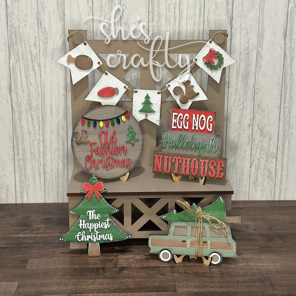 Old Fashioned Christmas Tiered Tray Kit